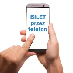 Kupuj mpk łódź bilety przez telefon. Smartfon w dłoniach, gotowy do zakupu.