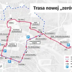 Mapa nowej trasy tramwajowej "zerówki" we Wrocławiu. Zobacz, jak zmienił się przebieg linii 0.