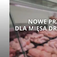 Symbol paragrafu i napis "Nowe przepisy dla mięsa drobiowego" sugerują, dlaczego nie można przewozić mięsa przez granice.