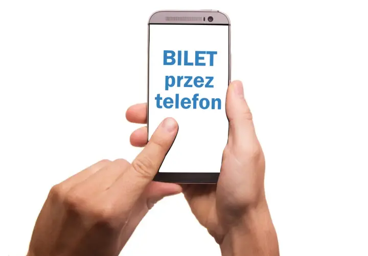 Kupuj mpk łódź bilety przez telefon. Smartfon w dłoniach, gotowy do zakupu.