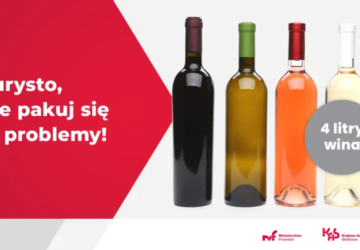 Turysto, nie pakuj się w problemy! Pamiętaj o limitach: ile alkoholu do Polski spoza UE możesz przywieźć. 4 litry wina.