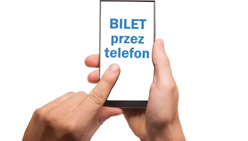 Kupuj mpk łódź bilety przez telefon. Smartfon w dłoniach, gotowy do zakupu.