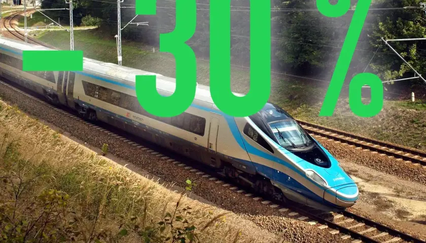 PKP Intercity promocje: -30% na podróże szybkim pociągiem Pendolino. Skorzystaj z okazji i podróżuj taniej!