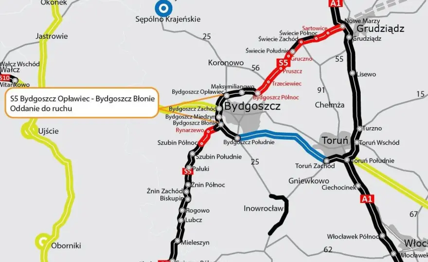 Linia 55 Bydgoszcz - Trasa, rozkład, bilety. Jak jeździć bez pomyłek?