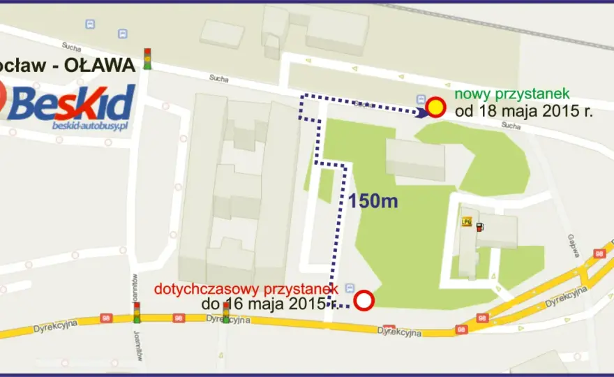 Gdzie zatrzymują się autobusy Beskid w Wrocławiu na Powstańców?