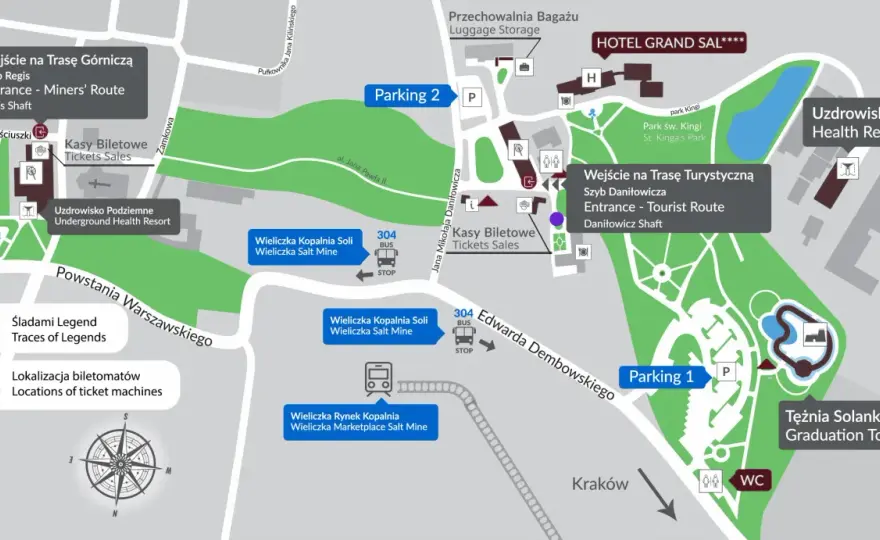 Kraków Główny - Wieliczka: Najlepszy dojazd do Kopalni Soli