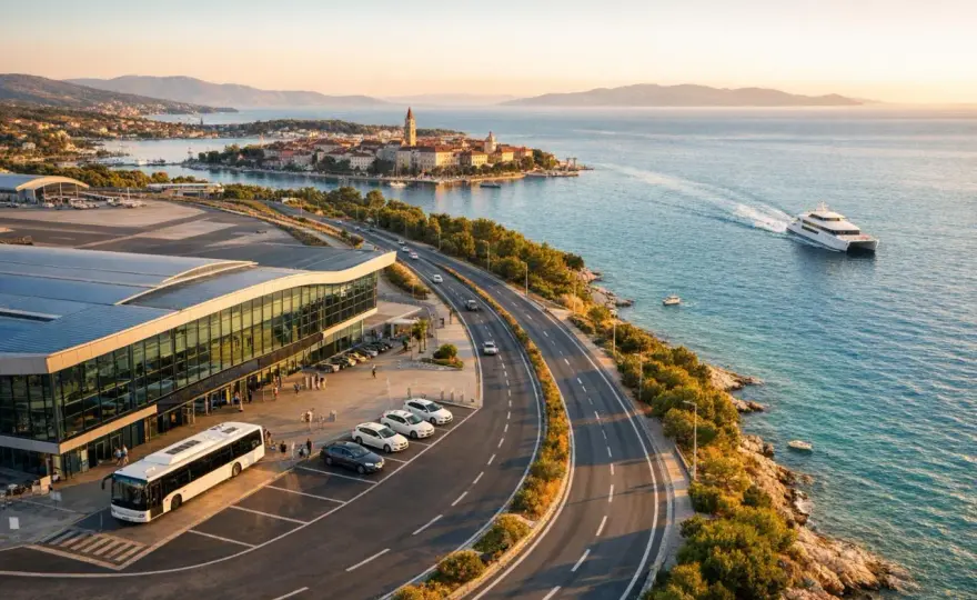 Port lotniczy Split - Jak sprawnie dojechać do centrum i Trogiru?