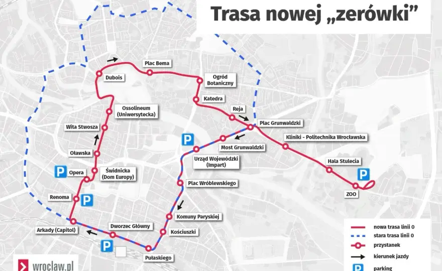 Wrocławska zerówka - Tramwajem przez miasto? Sprawdź!