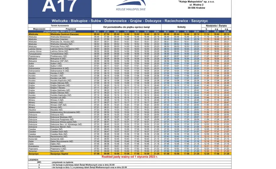 Bus Szczyrzyc Limanowa: Rozkład, czas i ceny biletów