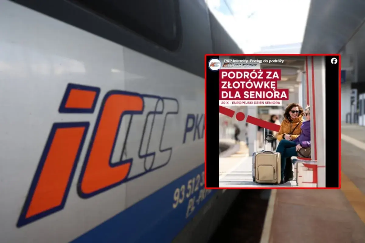 PKP Intercity oferuje podróż za złotówkę dla seniora z okazji Europejskiego Dnia Seniora.